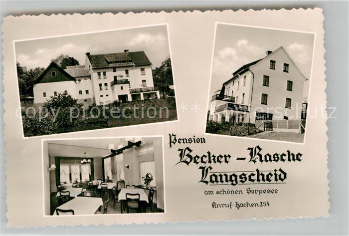 Langscheid Sorpesee Pension Becker Rasche