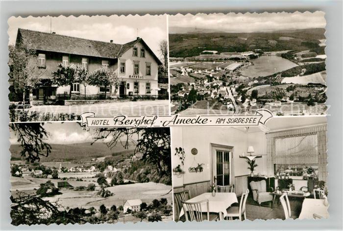Amecke Hotel Berghof Teilansicht Gaststube