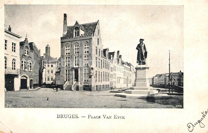 Bruges BRUGGE Belgie Place van Eyck