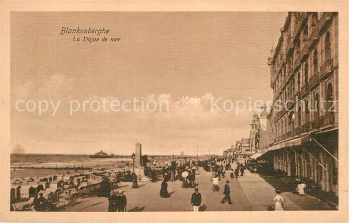 Blankenberghe Strandpromenade