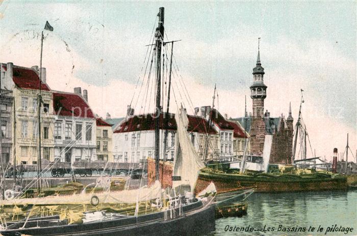 Ostende Oostende Hafen Kirche