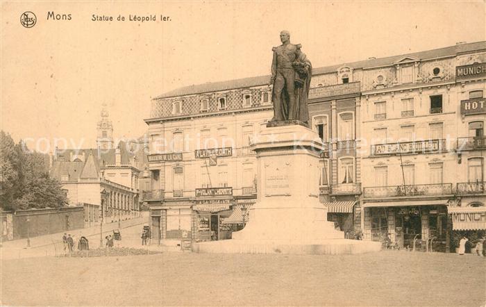 Mons Hainaut Statue de Leopold 1er