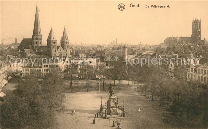 Gent Gand Flandre De Vrijdagmarkt