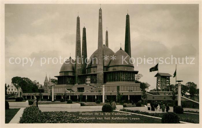 Bruxelles Bruessel Pavillon de la Vie Catholique