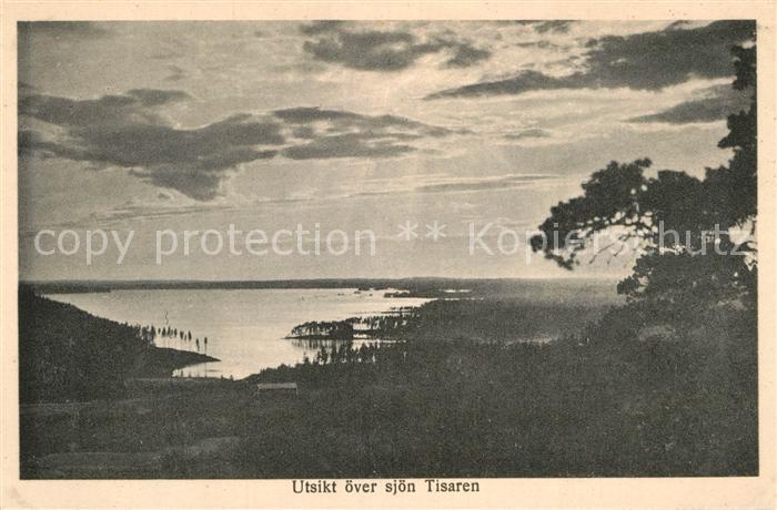 Schweden Utsikt oever sjoen Tisaren