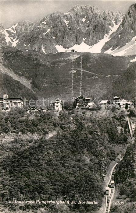 Innsbruck Hungerburgbahn mit Nordkette