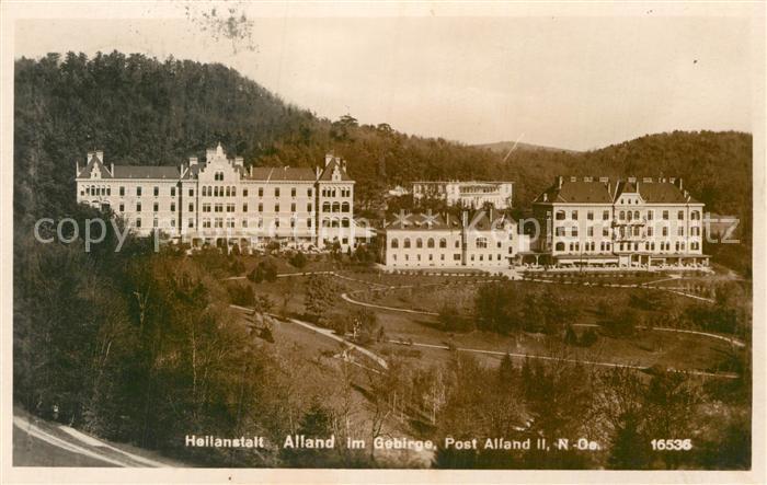 Alland Niederoesterreich Heilanstalt