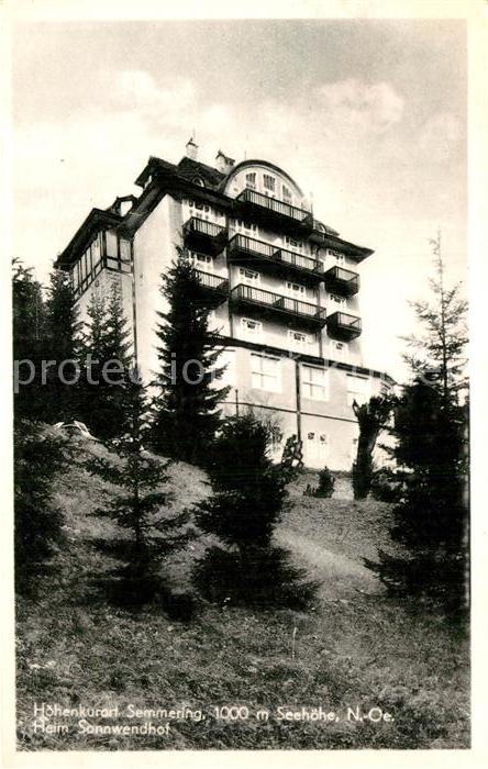 Semmering Niederoesterreich Heim Sonnwendhof