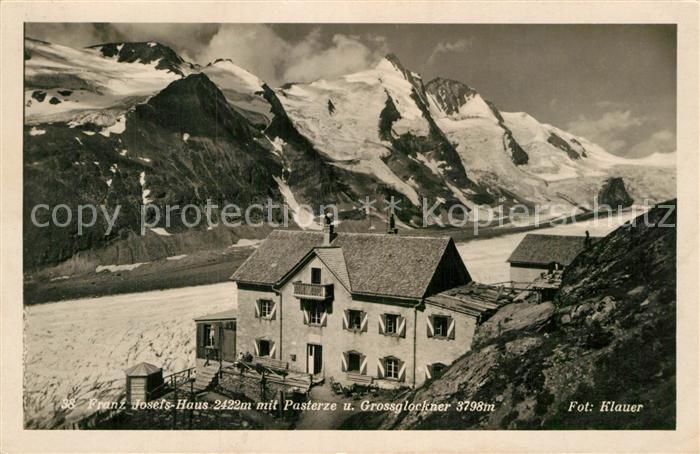 Grossglockner Franz Josefs Haus mit Pasterze