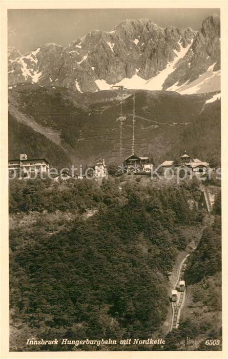 Innsbruck Hungerburgbahn mit Nordkette