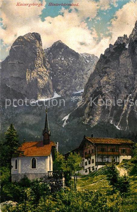 Hinterbaerenbad Kaisergebirge