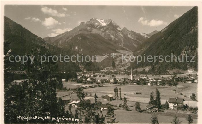Mayrhofen Zillertal mit Gruenberg