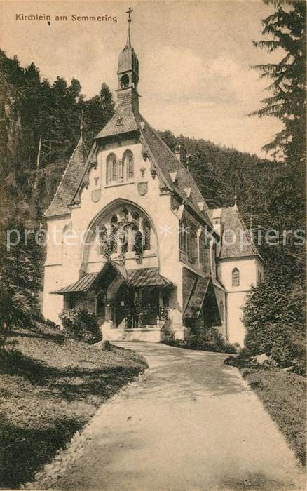 Semmering Niederoesterreich Kirchlein