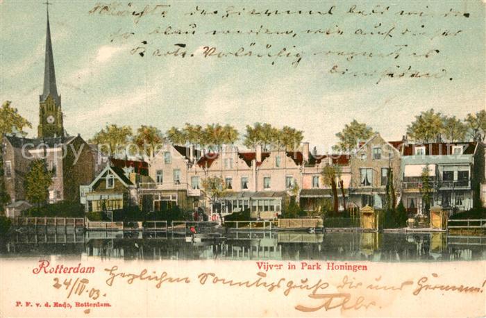 Rotterdam Vijver in Park Honingen