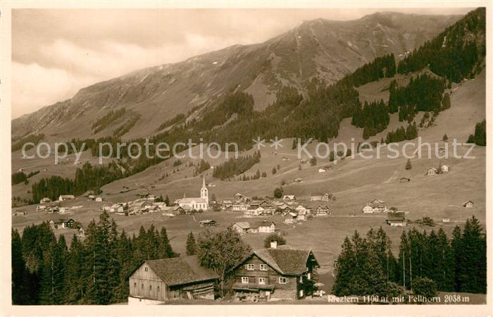 Riezlern Kleinwalsertal Vorarlberg mit Fellhorn