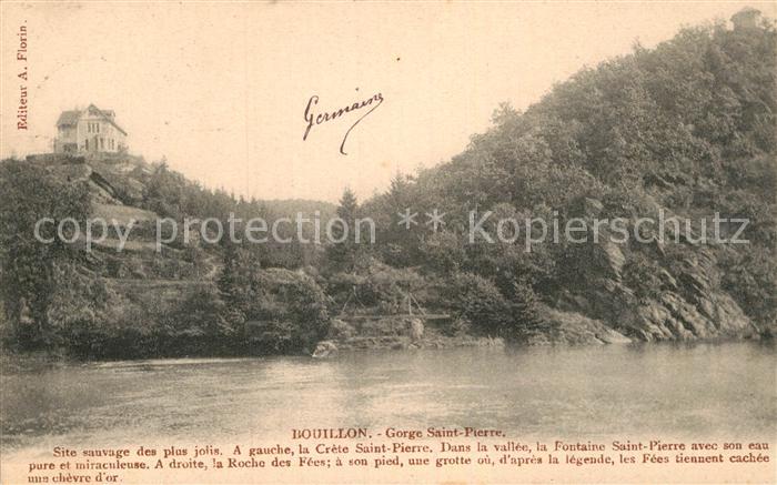 Bouillon Wallonne Gorge Saint Pierre