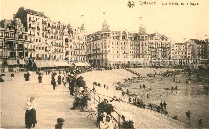 Ostende Oostende Les Hotels de lag Dique