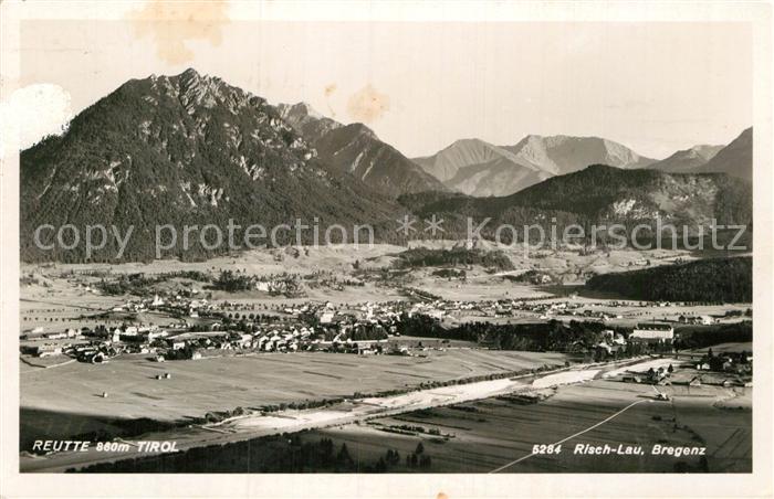 Reutte Tirol Fliegeraufnahme