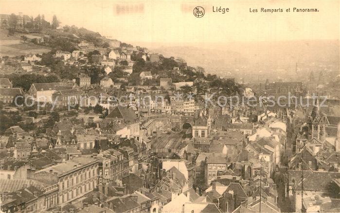 Liege Luettich Les Remparts et Panorama