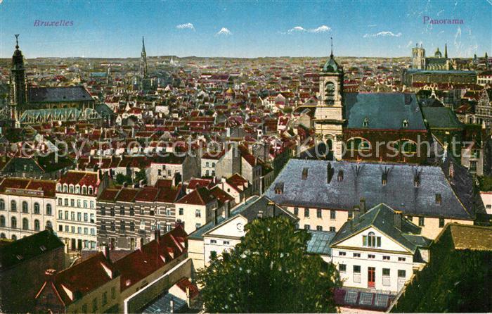 Bruessel Bruxelles Stadtpanorama