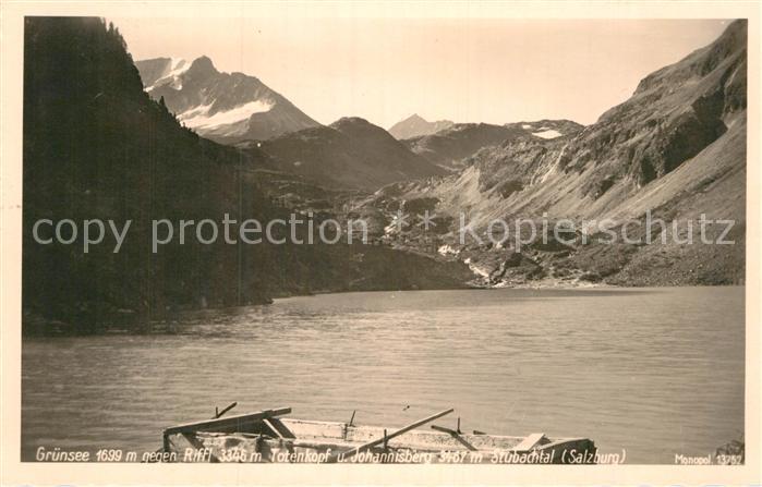 Stubachtal Tirol Gruensee