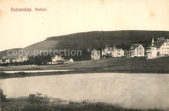 Hahnenklee-Bockswiese Harz Partie am Teich