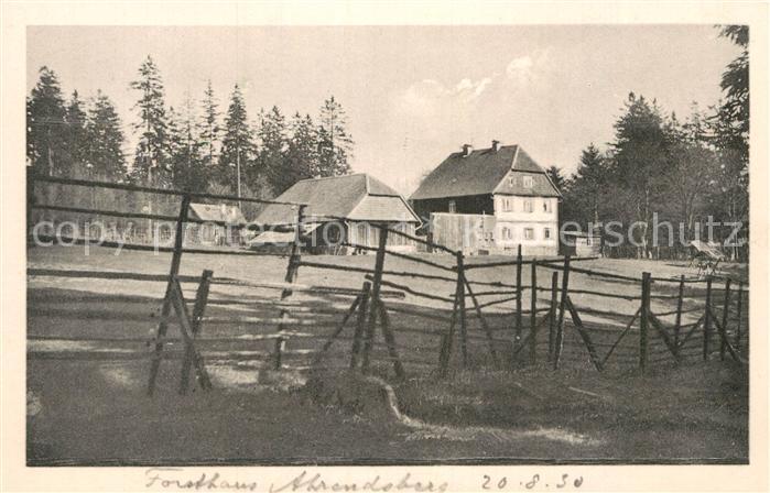 Altenau Harz Ahrendsberger Forsthaus
