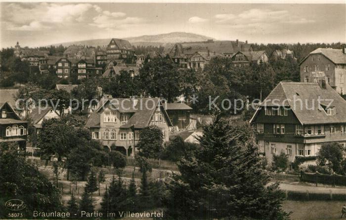 Braunlage Harz Partie im Villenviertel