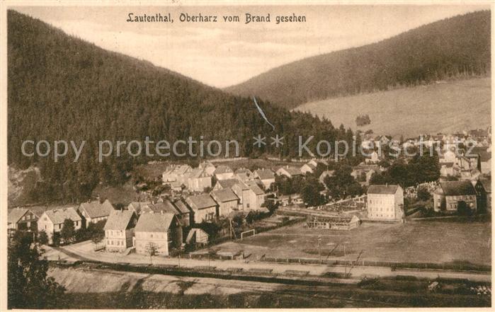 Lautenthal Harz Blick vom Brand