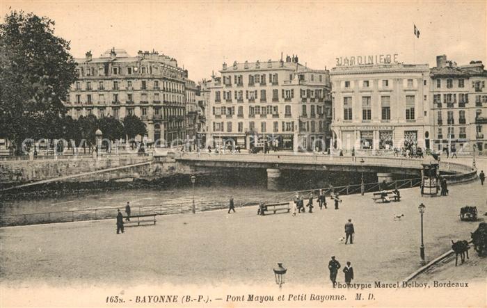 Bayonne 64 Pont Mayou et Petit Bayonne
