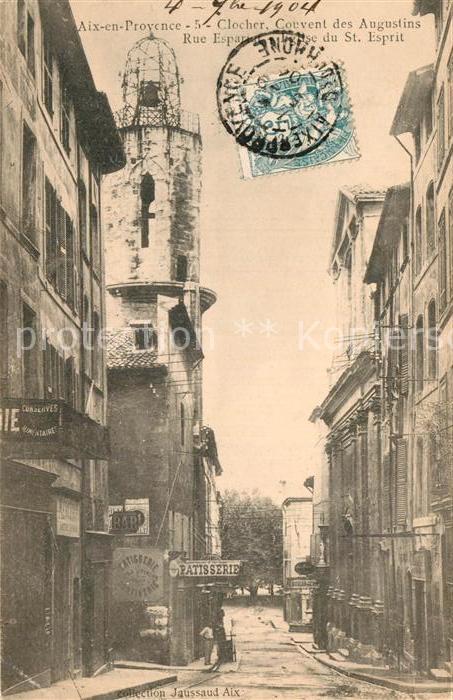 Aix-en-Provence Clocher Couvent des Augustins Rue Espar