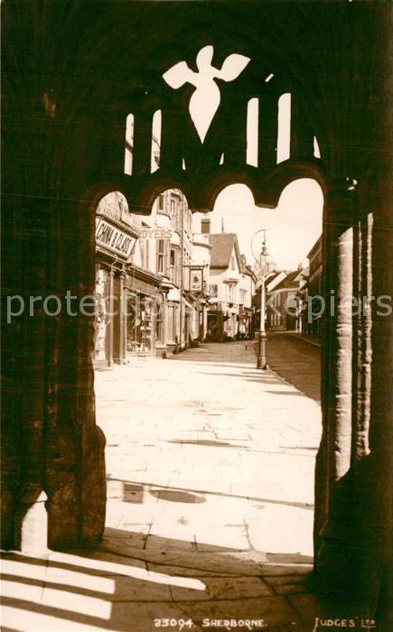 Sherborne West Dorset Torbogen Innenstadt