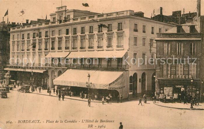 Bordeaux Place de la Comedie Hotel de Bordeaux