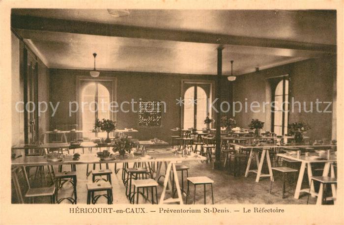 Hericourt-en-Caux Preventorium St Denis le refectoire