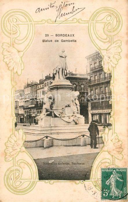 Bordeaux Statue de Gambetta