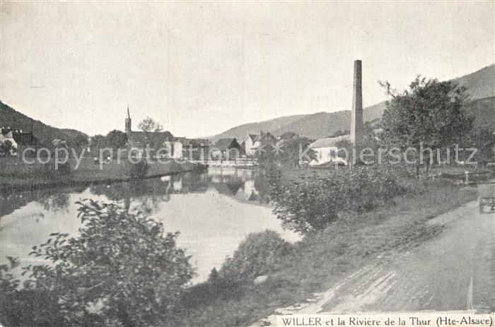 Willer-sur-Thur et la Riviere de la Thur