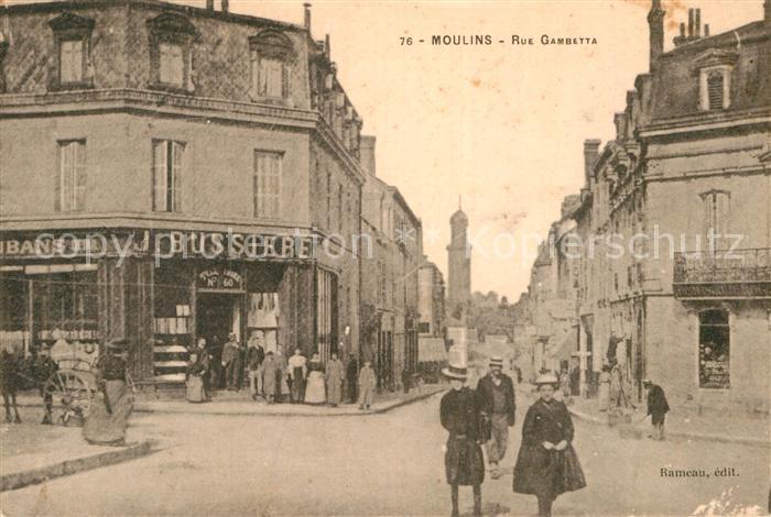 Moulins Allier Rue Gambetta
