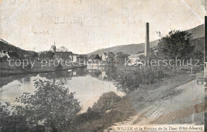 Willer-sur-Thur et la Riviere de la Thur