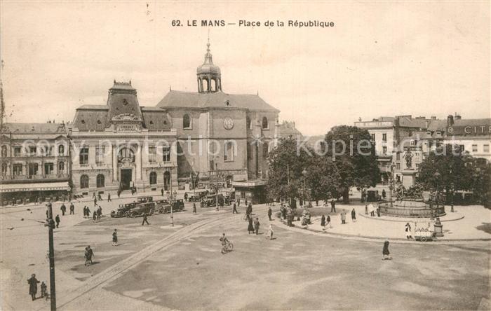 Le Mans Sarthe Place de la Republique