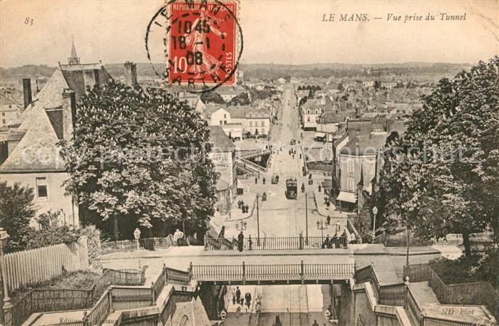 Le Mans Sarthe Vue prise du Tunnel