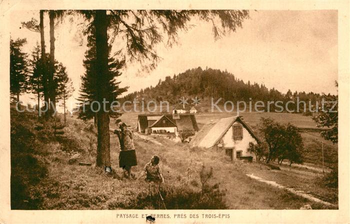 Trois Epis Haut Rhin Elsass Paysage et Fermes