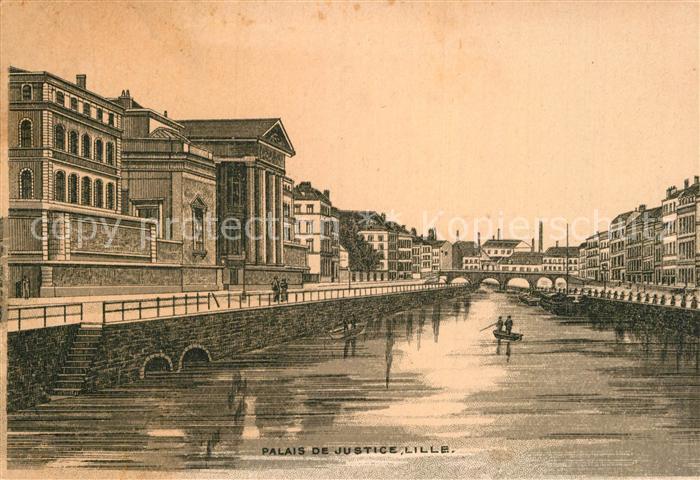 Lille Nord Palais de Justice Illustration