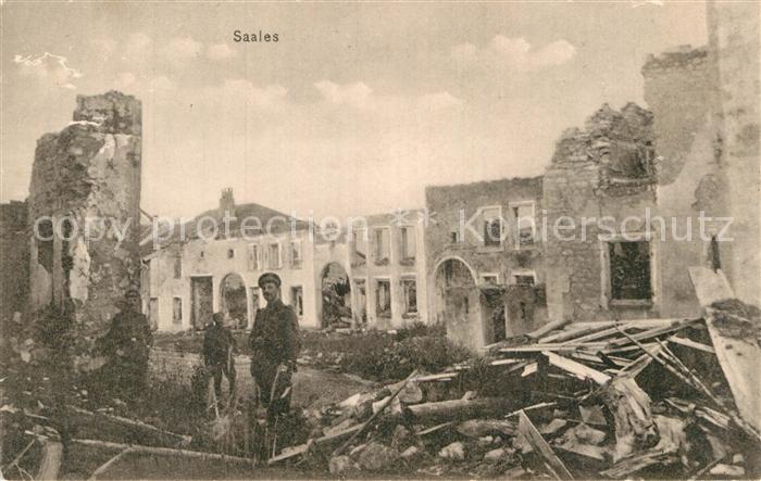 Saales Ruine Grande Guerre Truemmer 1. Weltkrieg