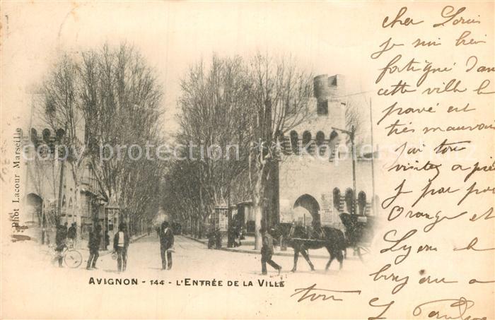 Avignon Vaucluse Entrée de la ville