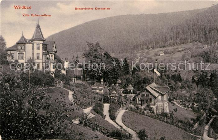 Wildbad Schwarzwald Villa Hohenzollern Kurgarten