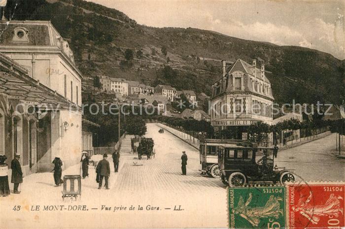 Le Mont-Dore Puy de Dome Vue prise de la Gare Automobile