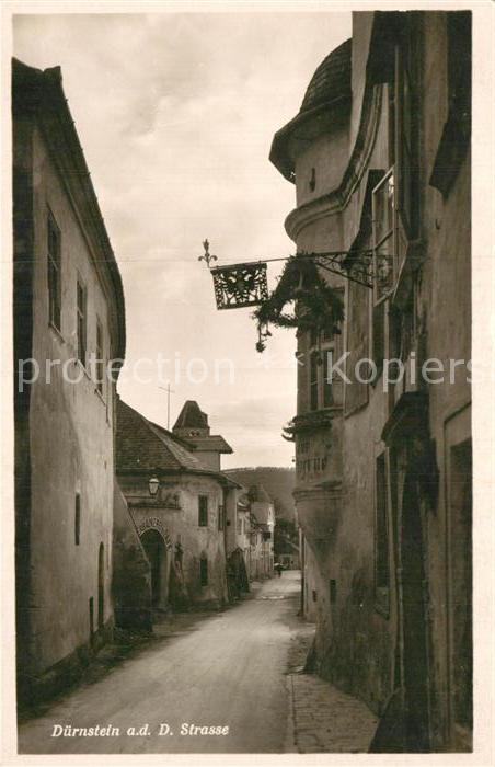 Duernstein Wachau Strassenpartie
