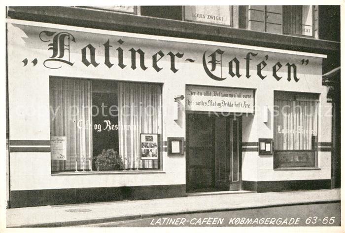 Kopenhagen Latiner Cafeen Kobmagergade