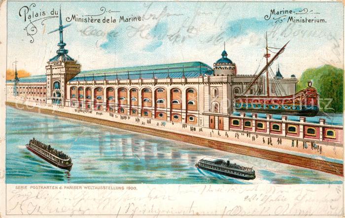 Paris Marine Ministerium Serie Pariser Weltau