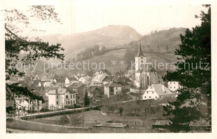 Tuernitz Niederoesterreich Ortsansicht mit Kirche